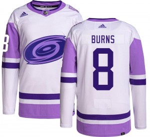 Men's Adidas Carolina Hurricanes Brent Burns Hockey Fights Cancer Jersey - Authentic