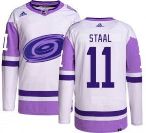 Youth Adidas Carolina Hurricanes Jordan Staal Hockey Fights Cancer Jersey - Authentic