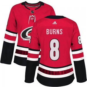 Women's Adidas Carolina Hurricanes Brent Burns Red Home Jersey - Authentic