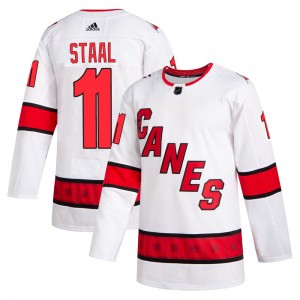 Youth Adidas Carolina Hurricanes Jordan Staal White 2020/21 Away Jersey - Authentic
